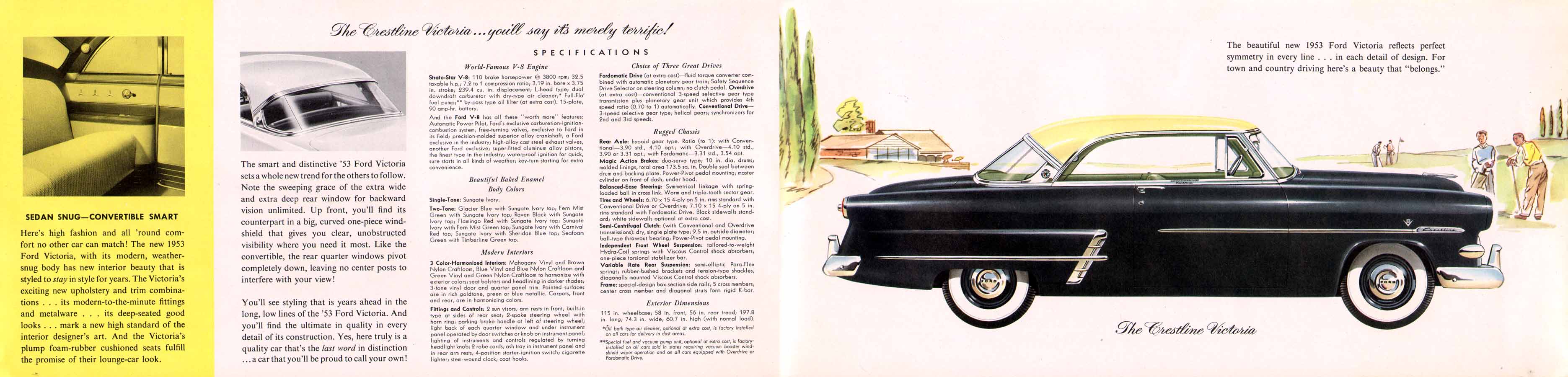 1953 Ford Brochure Page 15